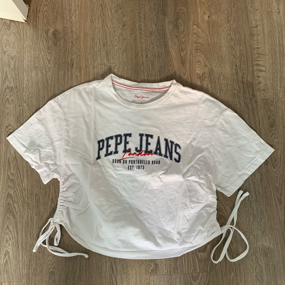 Pepe Jeans White Short Sleeve Tee